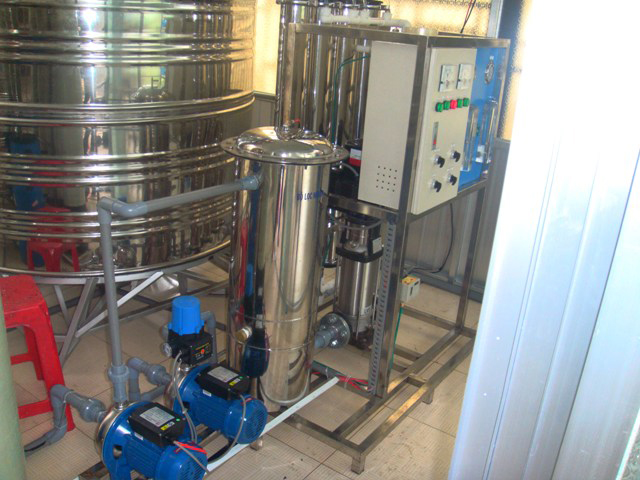 Dây chuyền lọc nước tinh khiết RO 5000 lít/h Dây chuyền lọc nước tinh khiết RO 5000 lít/h