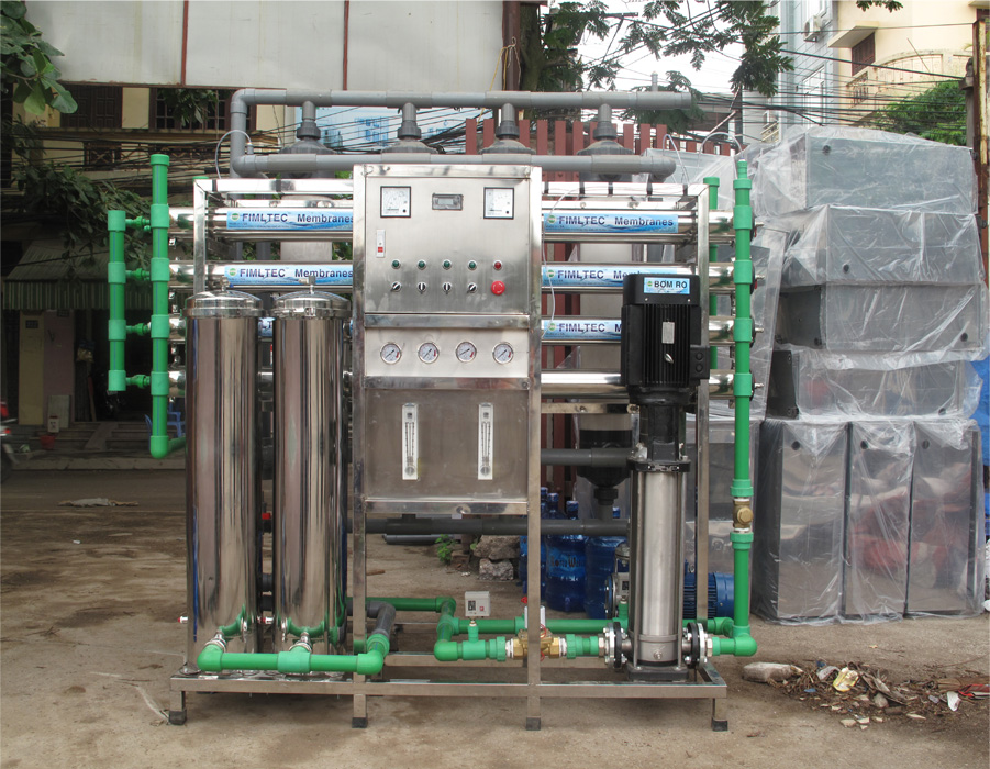 Dây chuyền lọc nước tinh khiết RO 3000 lít/h Dây chuyền lọc nước tinh khiết RO 3000 lít/h