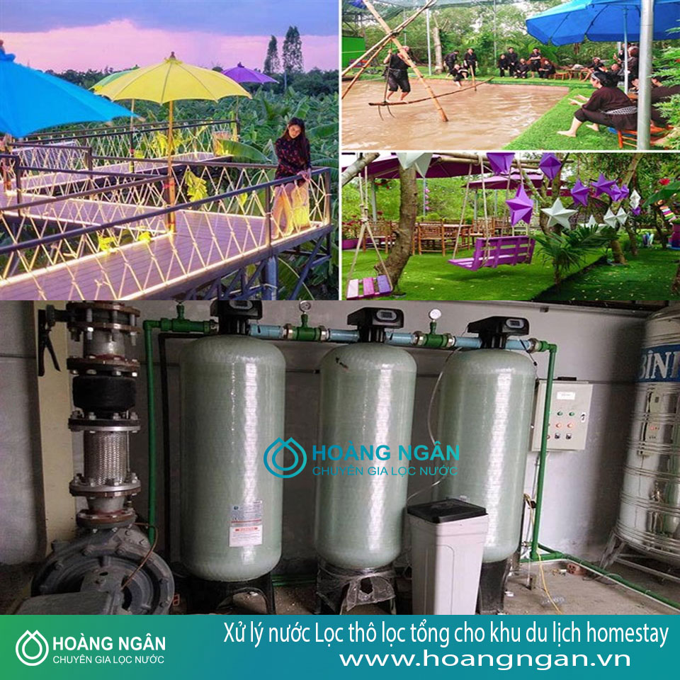 Hệ thống Lọc thô lọc tổng cho khu du lịch homestay Hệ thống Lọc thô lọc tổng cho khu du lịch homestay