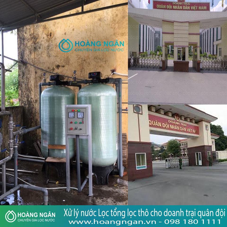 Hệ thống Lọc tổng lọc thô cho doanh trại quân đội Hệ thống Lọc tổng lọc thô cho doanh trại quân đội
