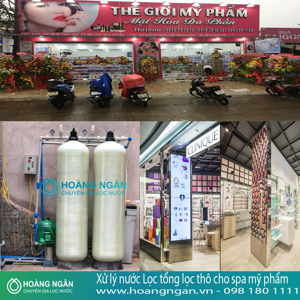 Hệ thống Lọc tổng lọc thô cho spa mỹ phẩm Hệ thống Lọc tổng lọc thô cho spa mỹ phẩm