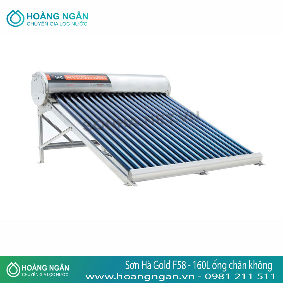 Thái dương năng Sơn Hà Gold F58 - 160L ống chân không Thái dương năng Sơn Hà Gold F58 - 160L ống chân không
