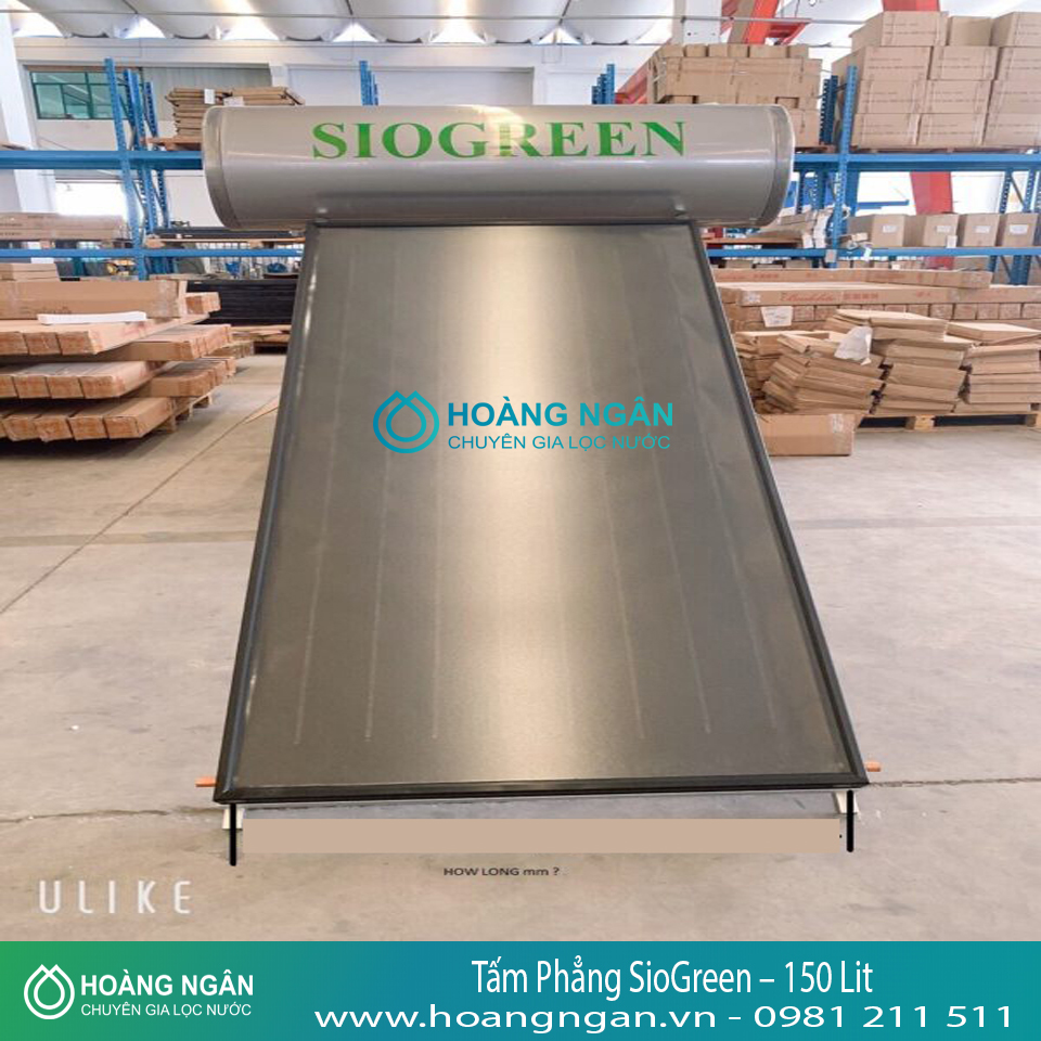 Máy Nước Nóng Năng Lượng Mặt Trời Tấm Phẳng SioGreen – 150 Lit Máy Nước Nóng Năng Lượng Mặt Trời Tấm Phẳng SioGreen – 150 Lit