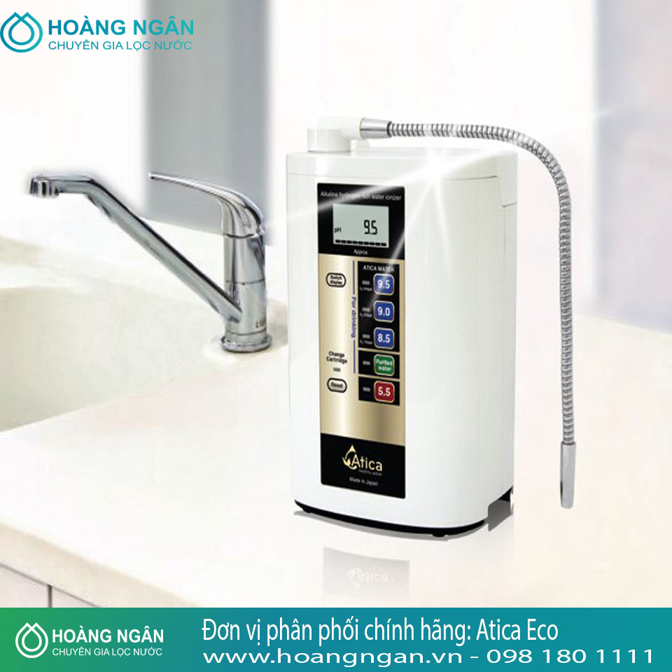 Máy lọc nước điện giai Atica Eco Máy lọc nước điện giai Atica Eco