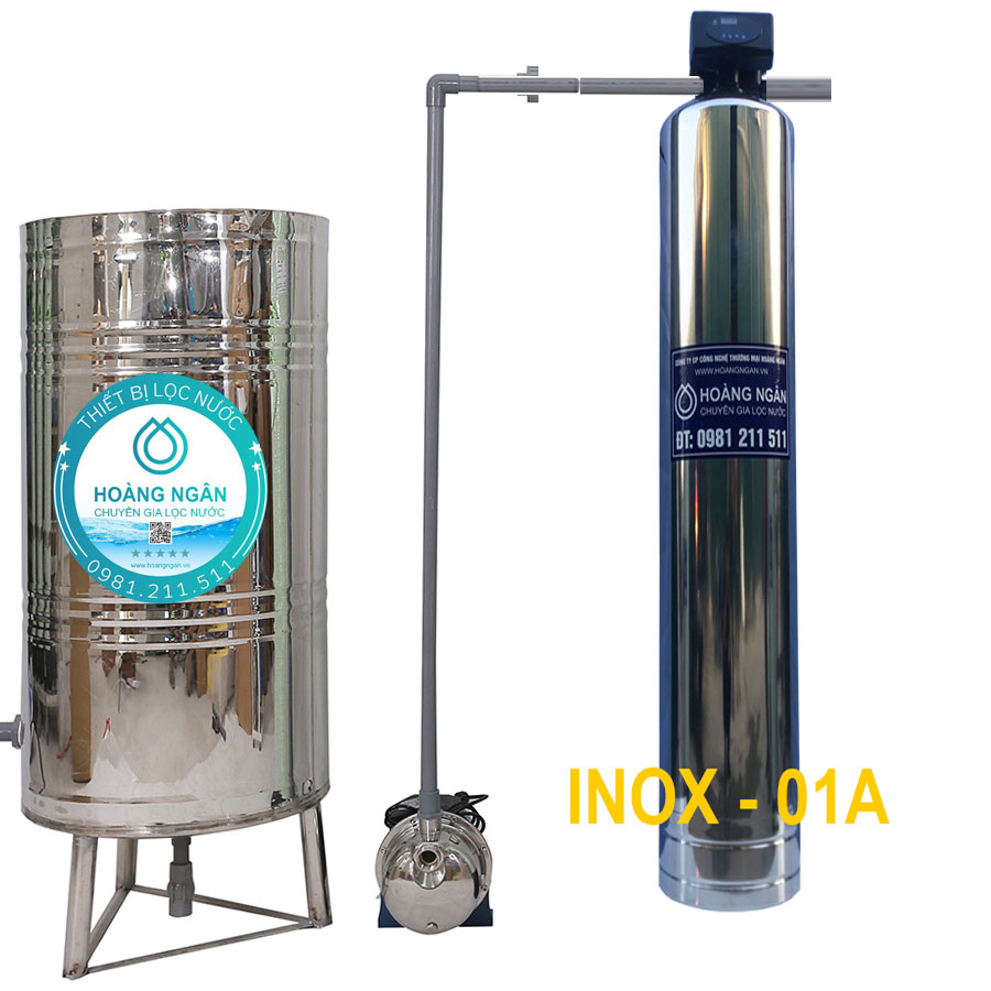 Thiết bị lọc nước giếng khoan GK-Inox-01A Thiết bị lọc nước giếng khoan GK-Inox-01A