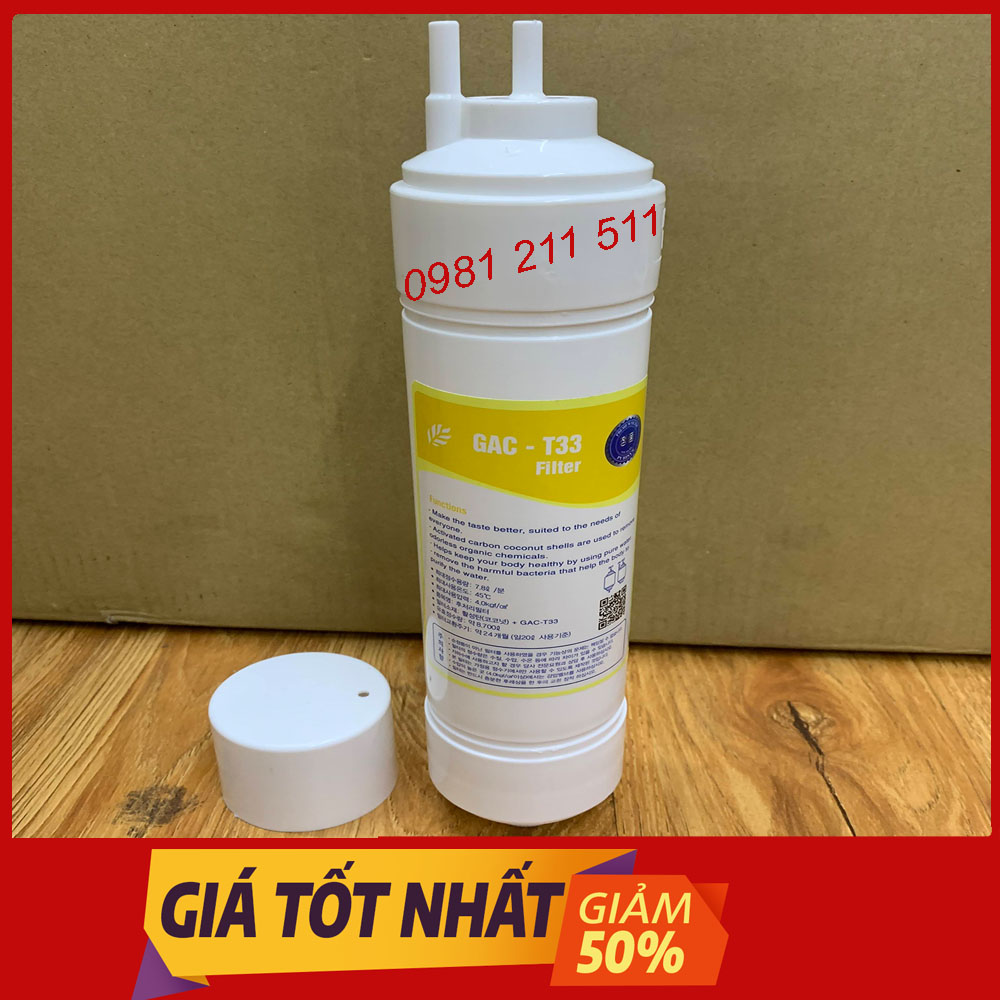 Lõi lọc nước số 5 Hàn Quốc GAC- T33 dùng cho cây nóng lạnh Lõi lọc nước số 5 Hàn Quốc GAC- T33 dùng cho cây nóng lạnh