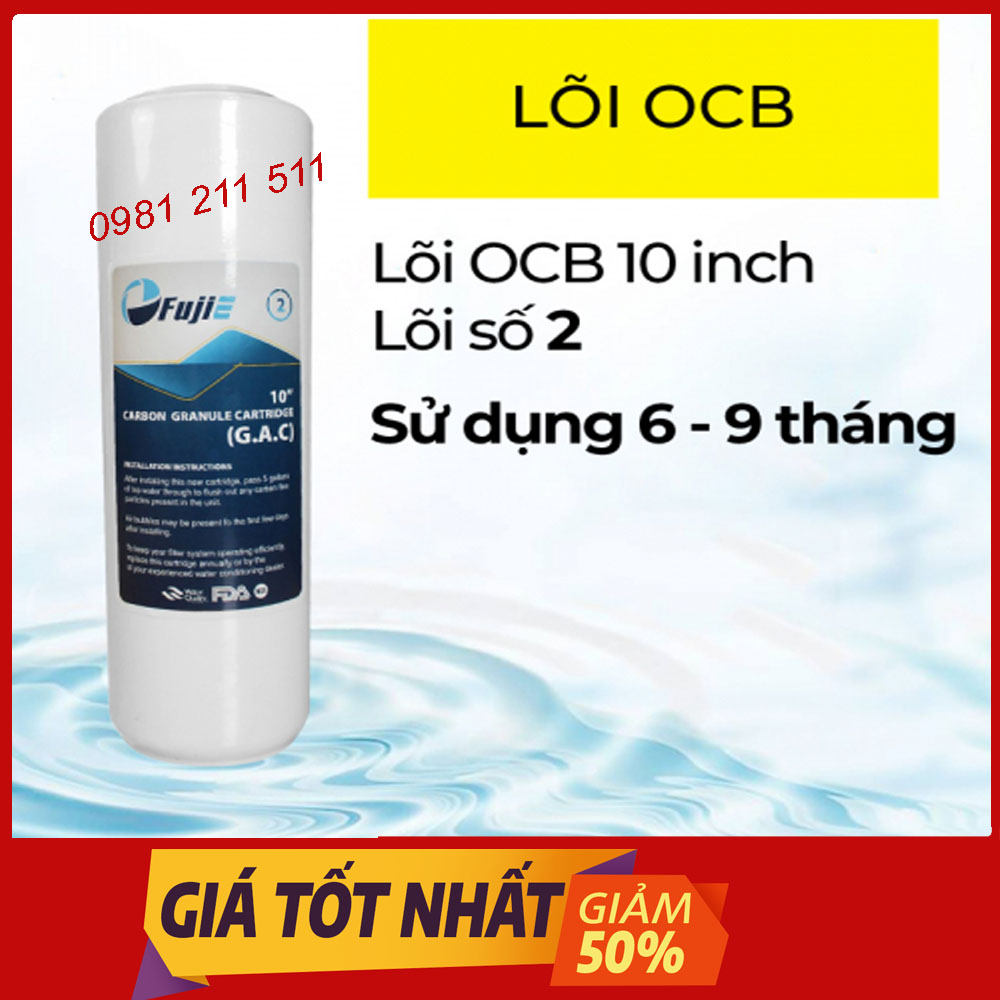 Lõi lọc số 2 lõi béo OCB dùng cho máy lọc nước Lõi lọc số 2 lõi béo OCB dùng cho máy lọc nước