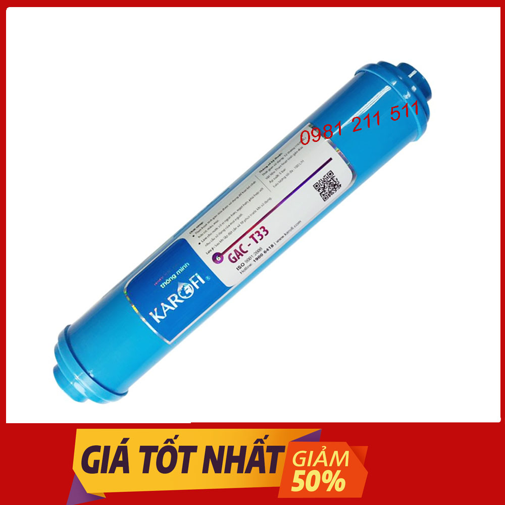 Lõi lọc số 5 T33 trắng cho máy lọc nước Lõi lọc số 5 T33 trắng cho máy lọc nước