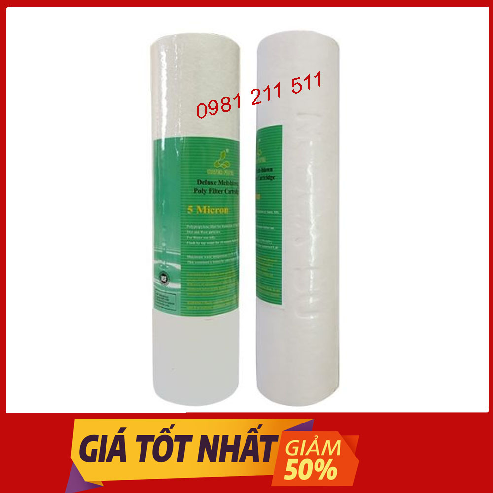 Lõi lọc thô 10 inch lõi nesca không bịt đầu Lõi lọc thô 10 inch lõi nesca không bịt đầu