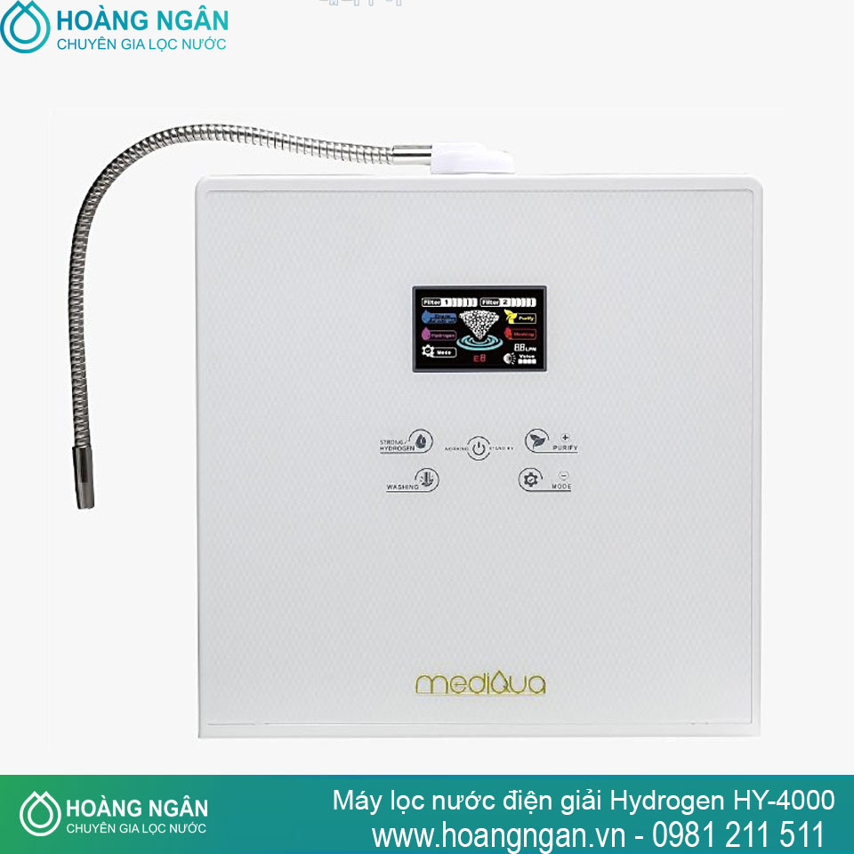Máy lọc nước điện giải Hydrogen HY-4000 Máy lọc nước điện giải Hydrogen HY-4000