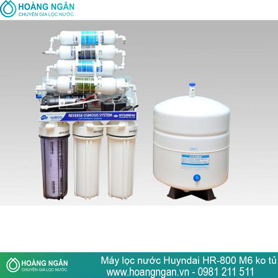 Máy lọc nước Ro Waco HR-800 M6 ( 6 cấp ) không tủ