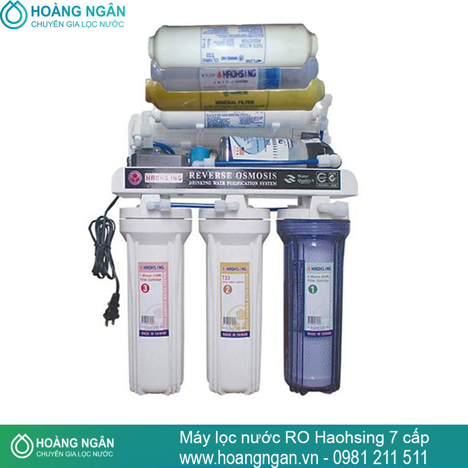 Máy lọc nước RO Haohsing 7 cấp không vỏ tủ Máy lọc nước RO Haohsing 7 cấp không vỏ tủ
