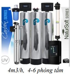 Hệ thống Lọc tổng biệt thự dùng muối PSM -WF10 -UV MAX PRO 20-UF - USA