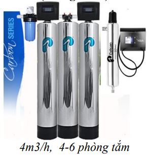 Hệ thống Lọc tổng biệt thự dùng muối PSM -WF10 -UV MAX PRO 20 - USA