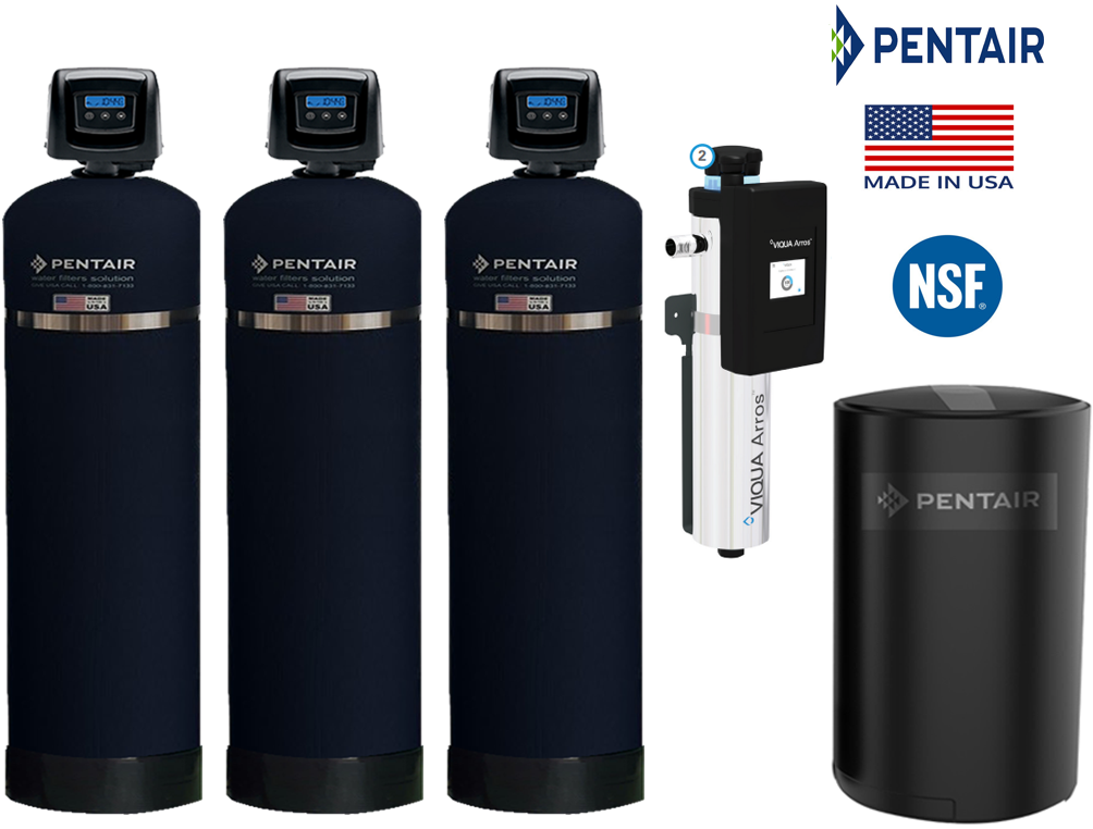 Thiết bị lọc tổng đầu nguồn toàn nhà nhập khẩu mỹ USA PENTAIR PA03 UV FLECK5800