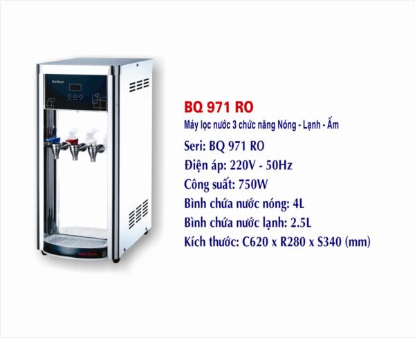 Máy lọc nước 3 vòi BQ 917 Ro  Máy lọc nước 3 vòi BQ 917 Ro