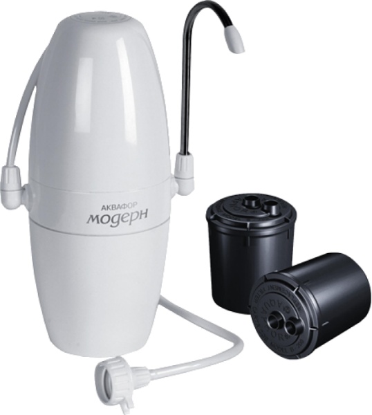 Bộ lọc nước tại quầy Aquaphor Modern
