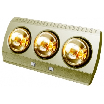 Đèn sưởi nhà tắm 3 bóng vàng Kottmann 