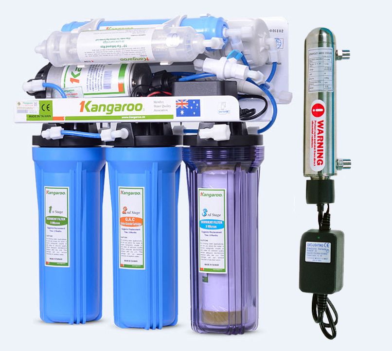 Máy lọc nước Kangaroo KG103 UV không vỏ tủ Máy lọc nước Kangaroo KG103 UV không vỏ tủ
