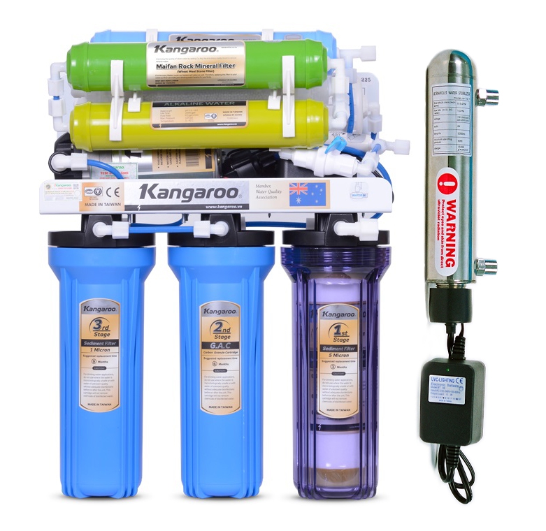 Máy lọc nước Kangaroo KG 108 UV không tủ Máy lọc nước Kangaroo KG 108 UV không tủ