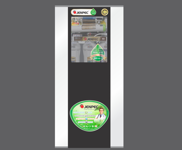 Tủ kính cường lực JENPEC