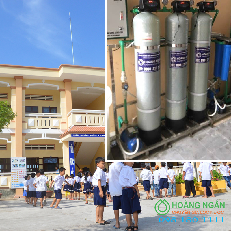Hệ thống xử lý nước lọc thô, lọc tổng cho trường học Hệ thống xử lý nước lọc thô, lọc tổng cho trường học