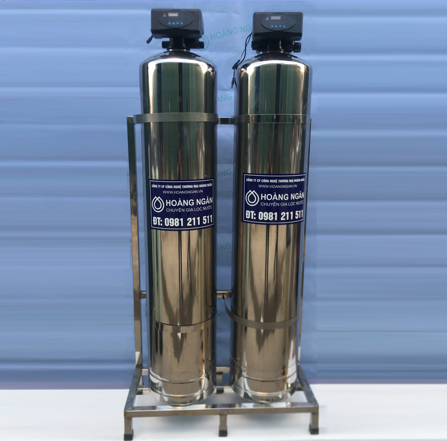 Hệ thống lọc 2 cột inox Autovan Hệ thống lọc 2 cột inox Autovan