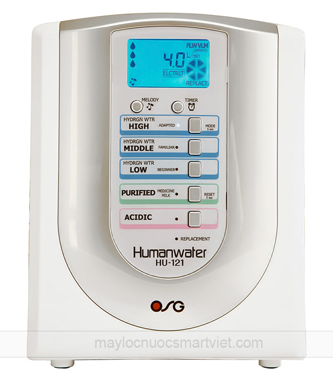 Máy lọc nước điện giải OSG Human Water HU-121 Máy lọc nước điện giải OSG Human Water HU-121