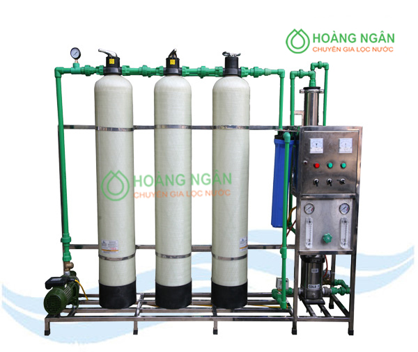 Dây chuyền lọc nước tinh khiết RO 250 lít/h Dây chuyền lọc nước tinh khiết RO 250 lít/h