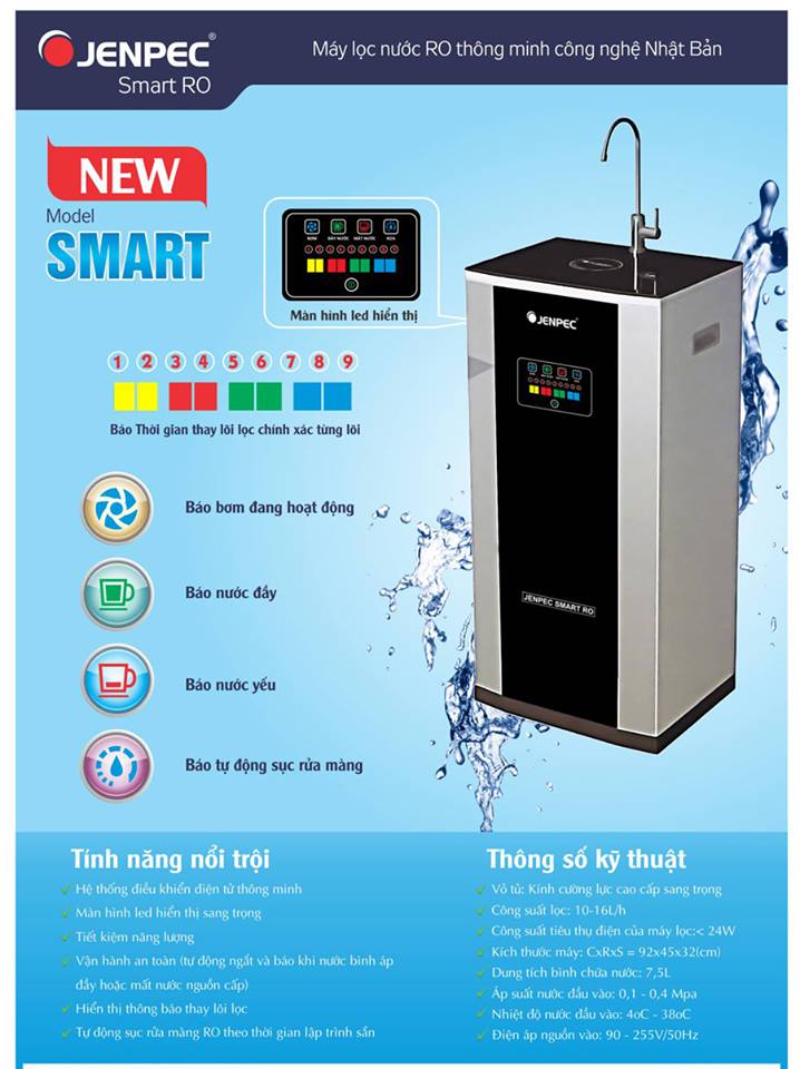 Máy lọc nước thông minh JENPEC SMART I-9000 - khuyến mại - 4