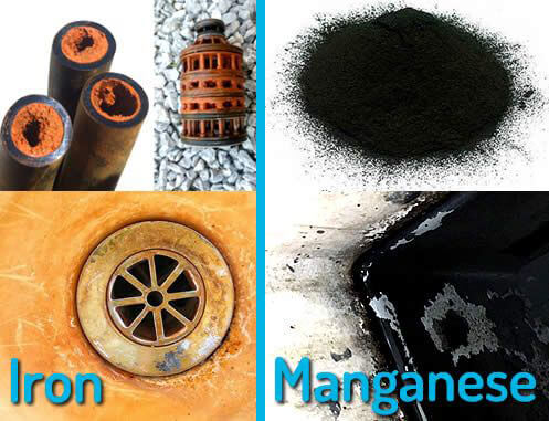 so sánh nhiễm sắt và nước nhiễm mangan