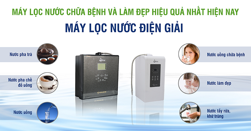 Máy điện giải nước ion kiềm nào tốt nhất hiện nay