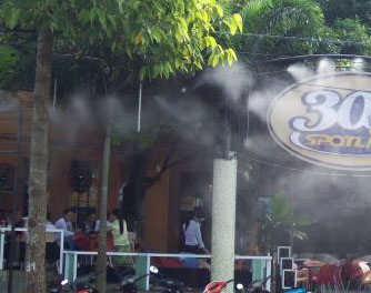 Máy phun sương tạo ẩm nhà hàng, cafe, công nghiệp